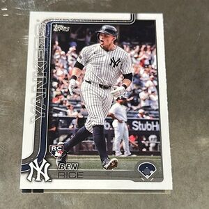 Yankees Baseball Card Ben rice
